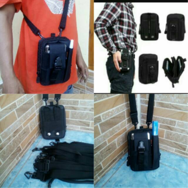 Preee tali selempang..Tas hp pinggang 1188 dompet hp outdoor army