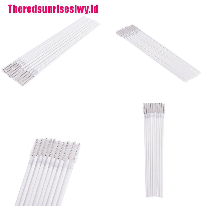 【Theredsunrisesiwy.id】New 10pcs Stainless Steel Straw Reusable Washable Cleaner Cleaning Brush