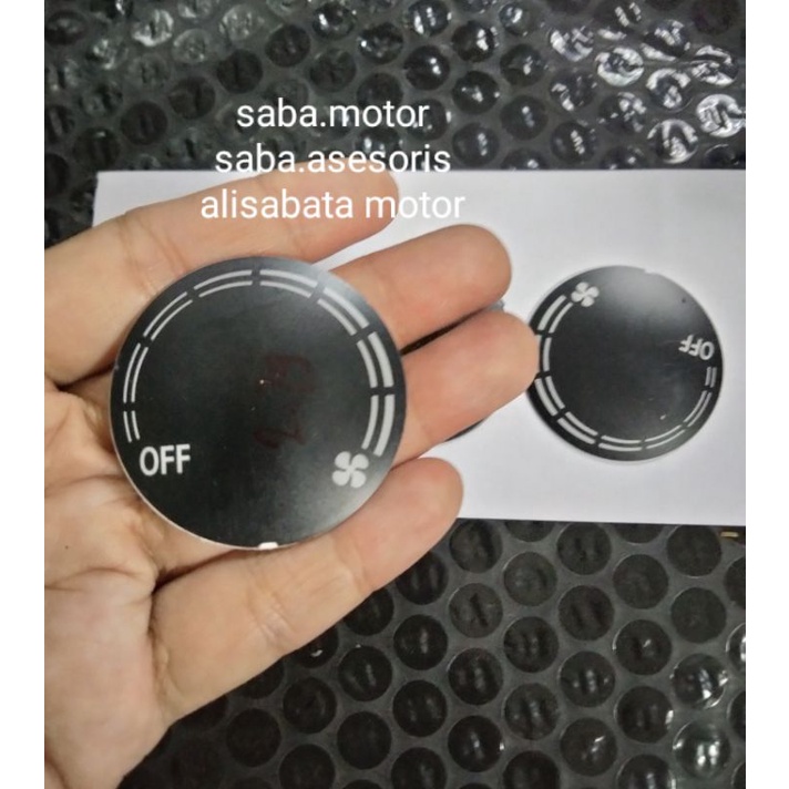 Sticker putaran AC sticker timbul xpander/cross all new Nissan livina ori