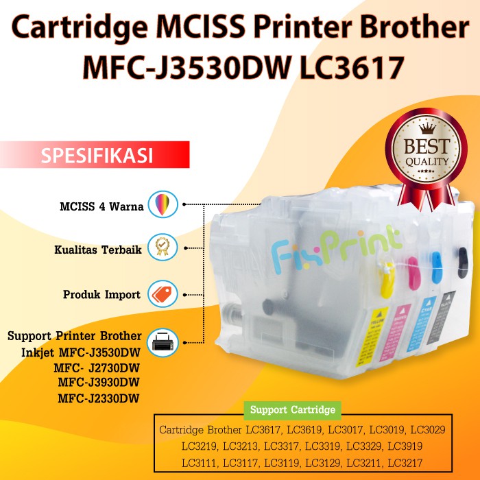 Infus Brother MFCJ3530 J3930 J2330 J2730