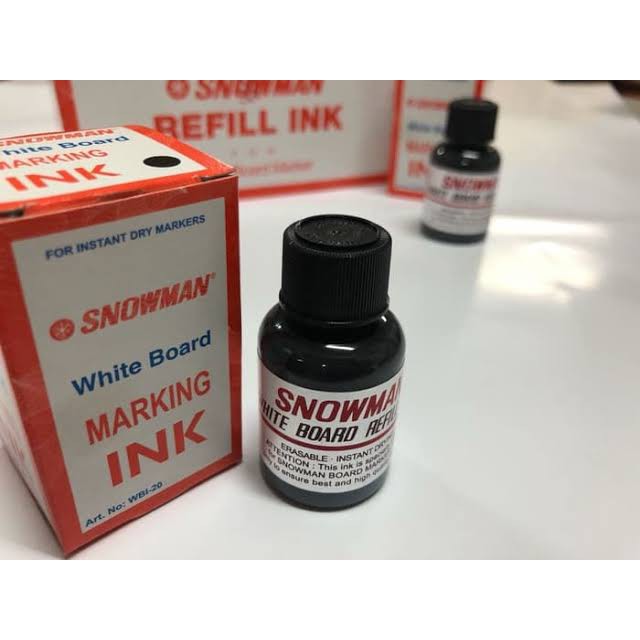 

REFILL TINTA SPIDOL WHITE BOARD SNOWMAN