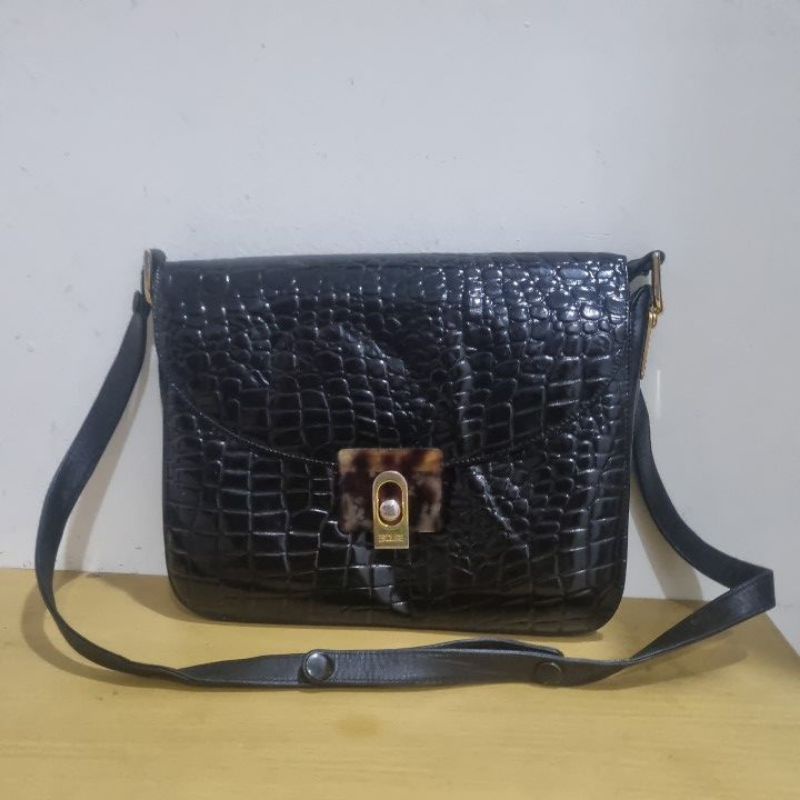 selempang vintage  croco esquire