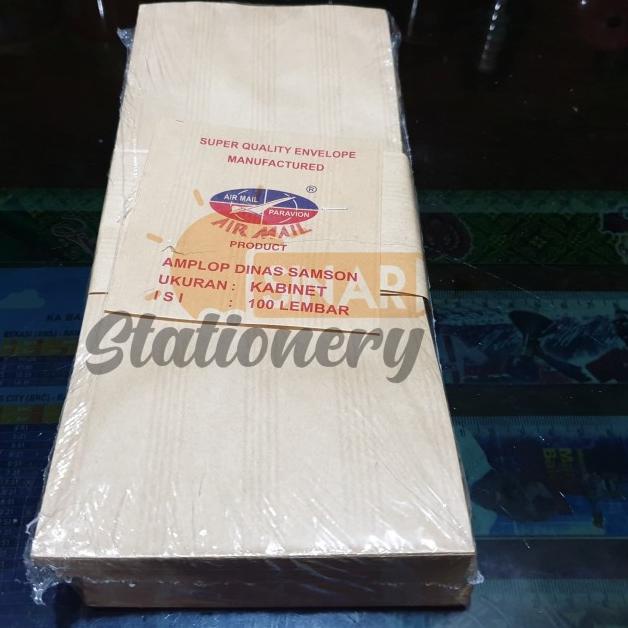 

➪ Amplop coklat kabinet airmail 1pak isi 100pc ۞
