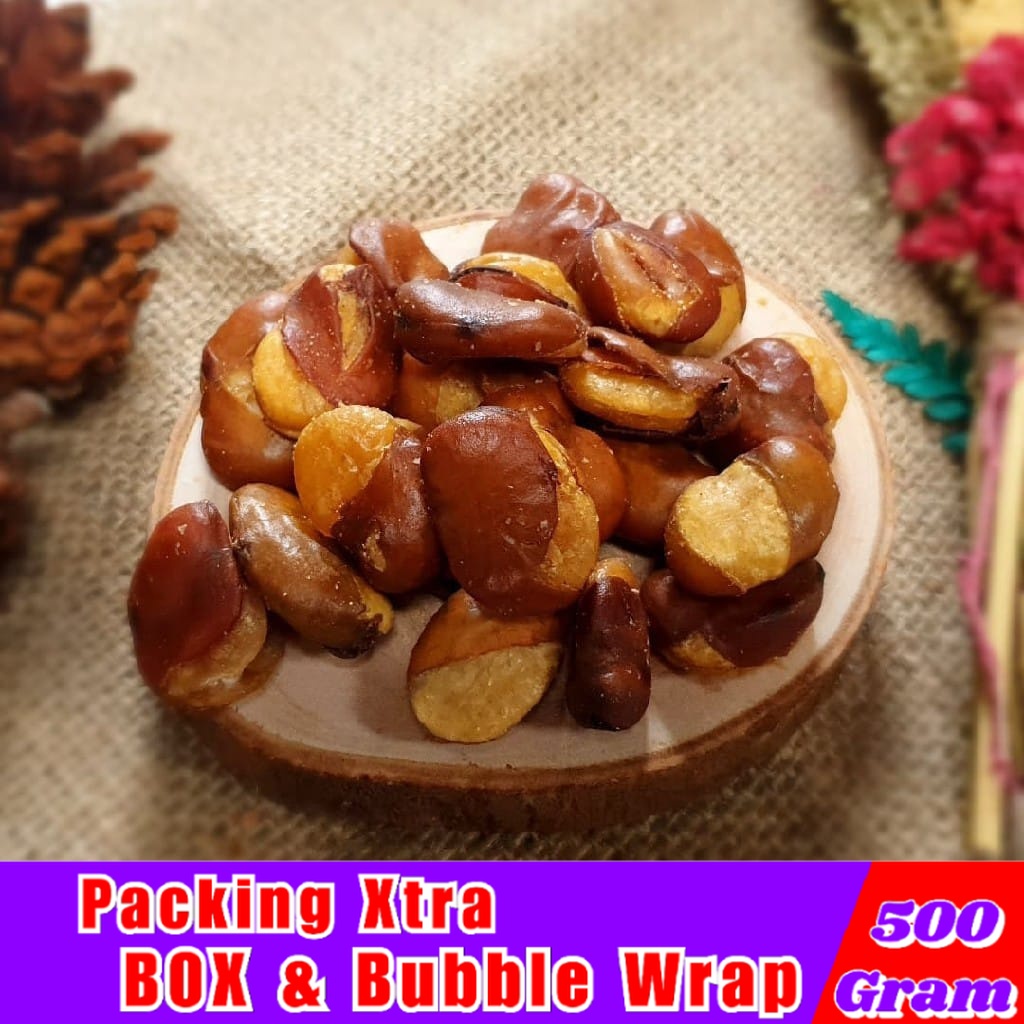 

Kacang Koro Kulit 500gr / Kacang Merci Kulit - Hufaida Snack makanan ringan