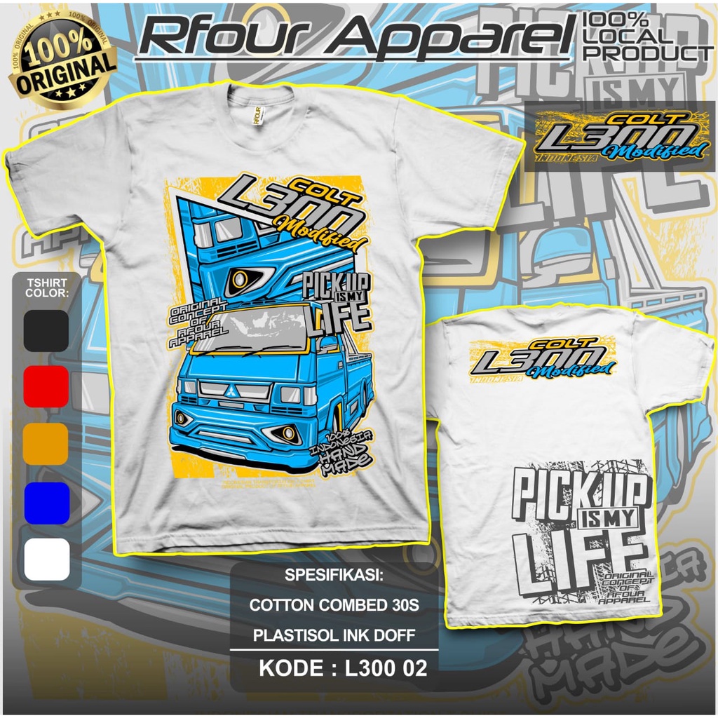 kaos l300 pick up baju kaos l300 elsa mania indonesia original rfour kaos pria distro kata kata l300