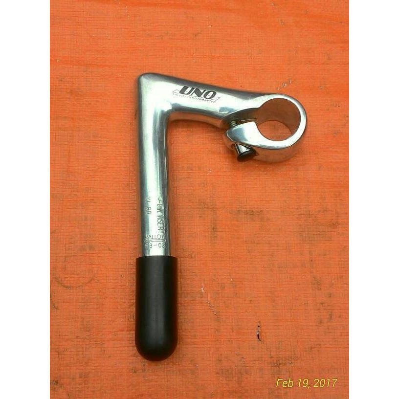 STEM SEPEDA BALAP MERK UNO - PUTIH