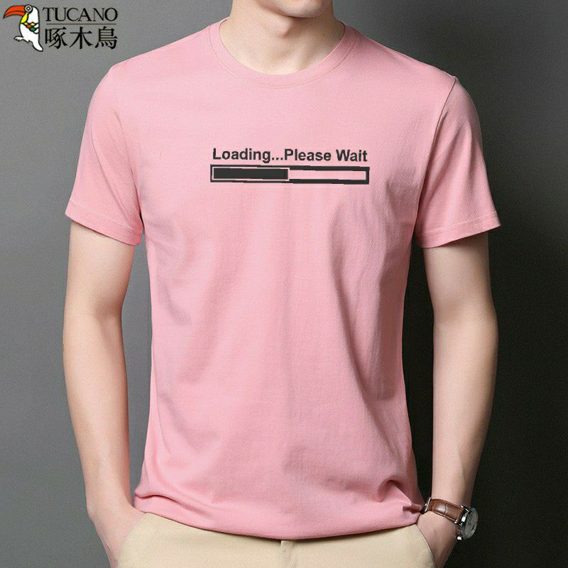 Kaos Distro Pria LOADING Atasan Tshirt Pria Kaos Oblong Pria Lengan Pendek