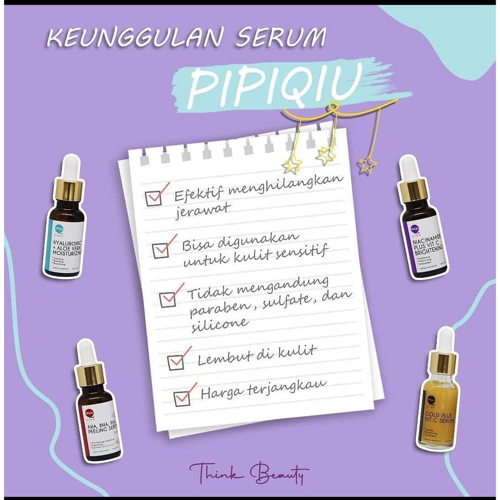 Serum Pelembab Wajah / Serum Pipiqiu ORIGINAL 20ml / Booster Serum 30ml - sudah BPOM