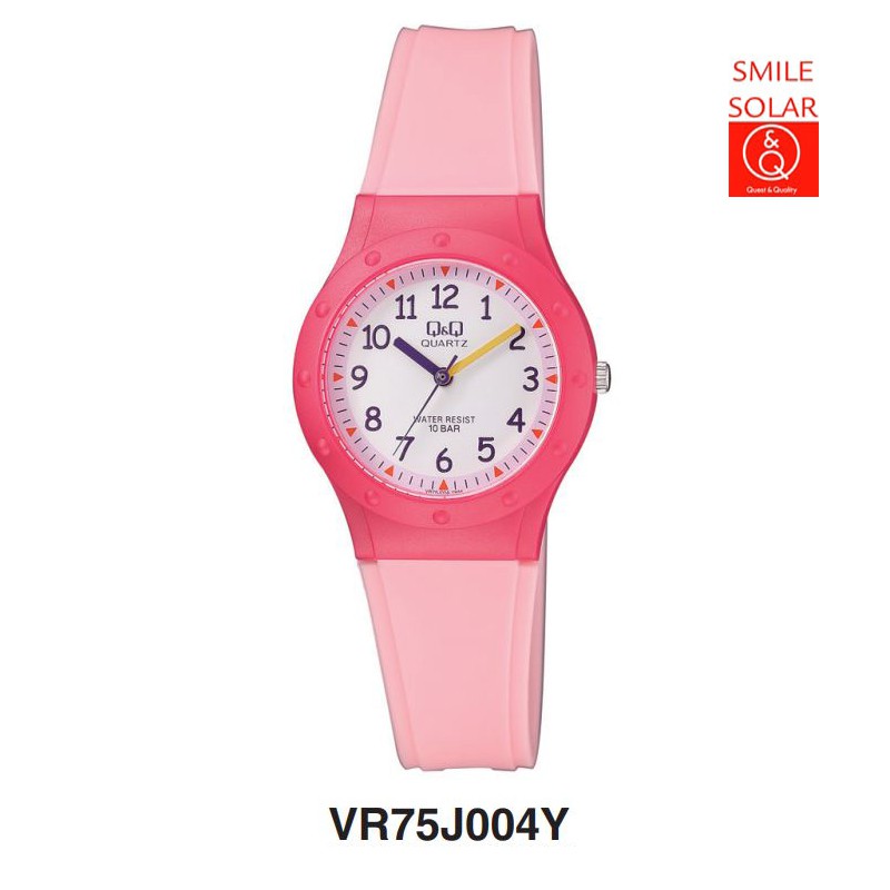 SALE Jam Tangan Anak Colorful Lucu Rubber Analog Original Q&amp;Q QNQ QQ VR75 VR75J Series