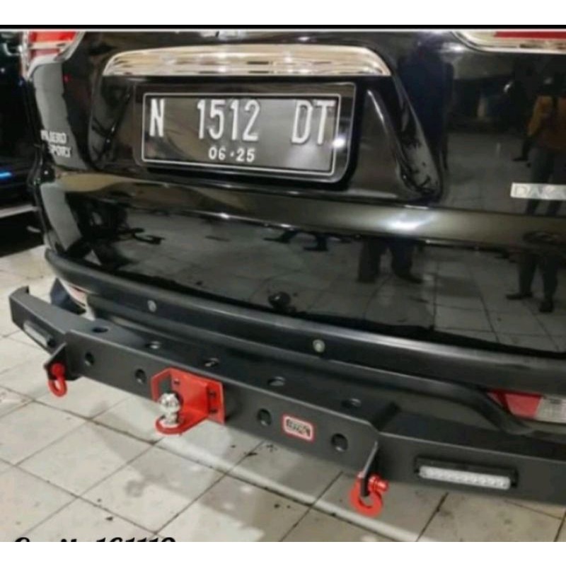 Towing Bumper pengaman belakang full besi mobil all new pajero sport 2016-2020