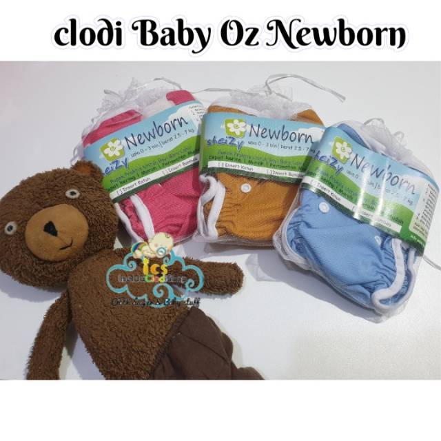 Clodi Cover Baby oz  Sheizy newborn dapat 1 insert diaper newborn cuci ulang