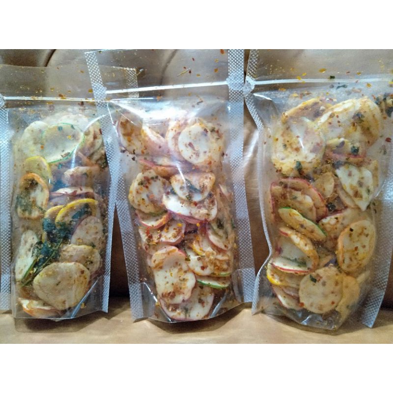 Keripik Kaca, Makaroni Coklat, Makaroni Spiral dan Kerupuk Seblak Gurih