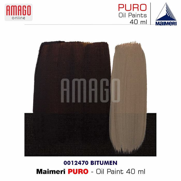 MAIMERI PURO - OIL PAINT - BITUMEN - 40ML - M0012470