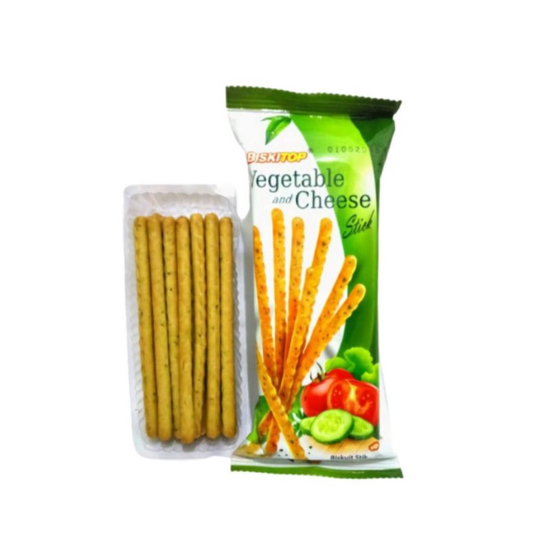 biskitop vegetable and cheese stick 50g