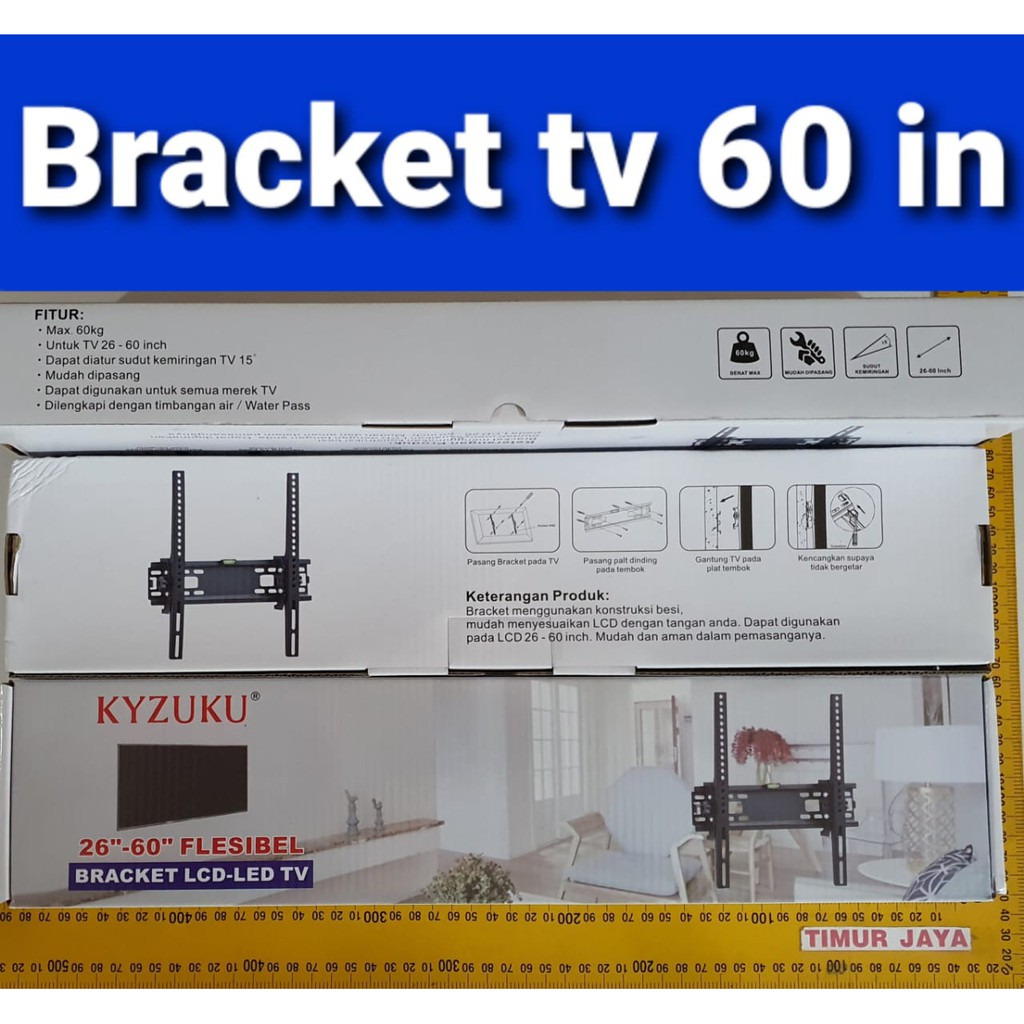 BESAR LEBAR Breket Tv LCD Bracket Braket Tv LED 32 - 60 inchi