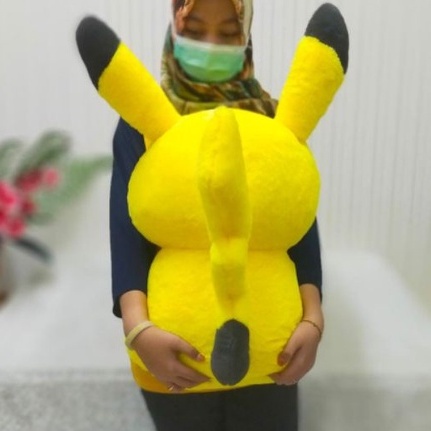 Boneka Pikachu Jumbo  Size 19&quot;/64cm/boneka pokemon Jumbo/boneka Karakter Besar