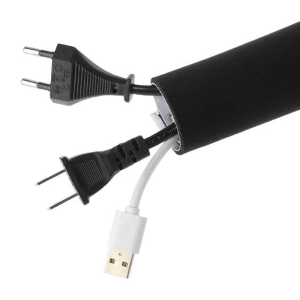 Selongsong Pengatur Kabel Agustina 0.5m /1m /1.5m /2.03m/3m 100cm 125cm Cord Neoprene Wrap Wire