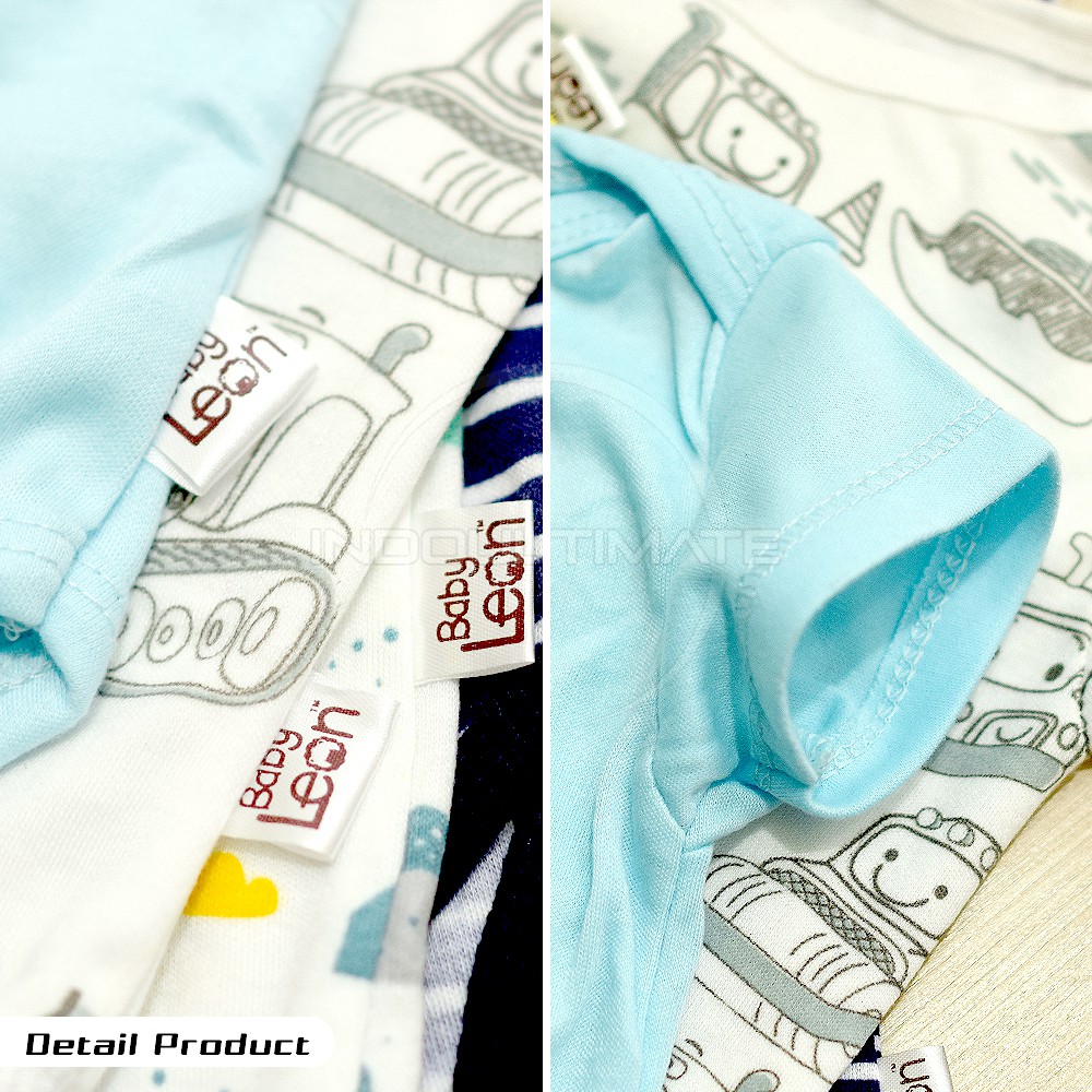 BABY LEON 5in1 Baju Jumper Bayi COTTON SNI baju Jumpsuit Anak Bayi Baju Tidur kaos Bayi BC-01-8 / BC-01-4 / BC-FL50