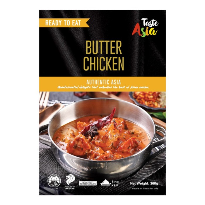 

Taste Asia Ready To Eat Meal - Butter Chicken 360G