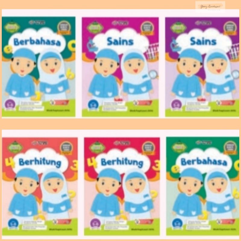 Paket Seri Anak Beriman TK A Usia 4 - 5 Tahun dan TK B Usia 5 - 6 Tahun Revisi Terbaru - Erlangga Fo