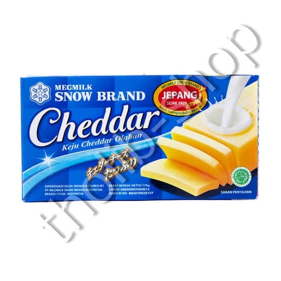 

Meg milk snow brand cheddar jepang - keju cheddar olahan 170 gram