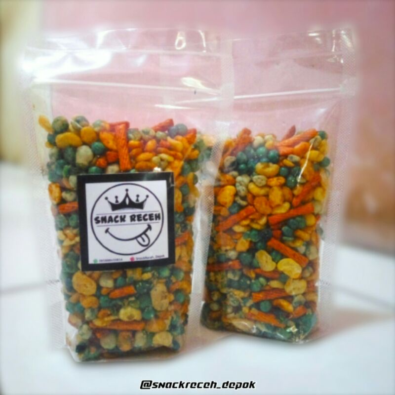 

kacang campur kacang mix snack receh