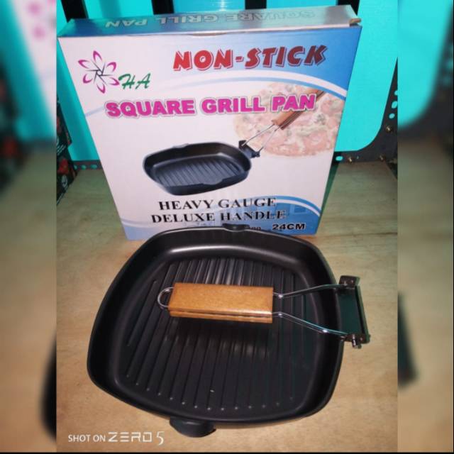 Grill pan square grill pan 24cm