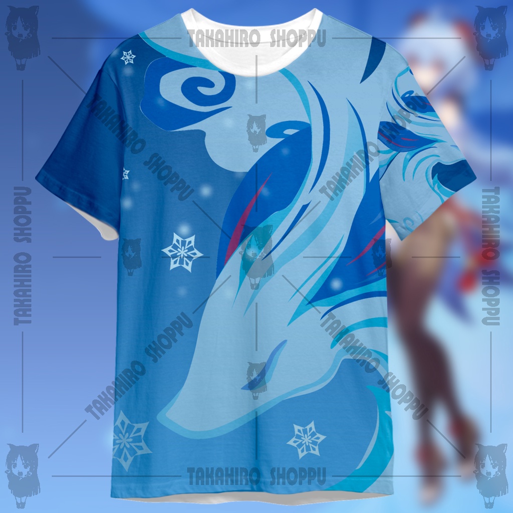 Baju Kaos Full Print GENSHIN GANYU