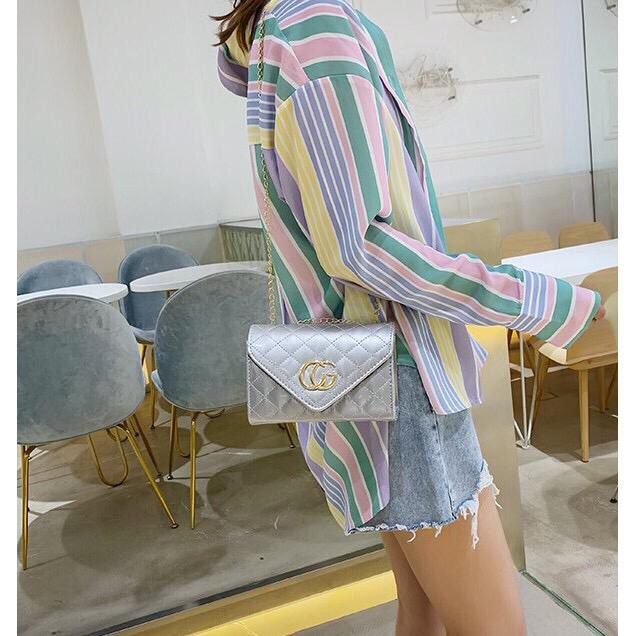 Tas selempang Petak Kilat Tas selempang wanita