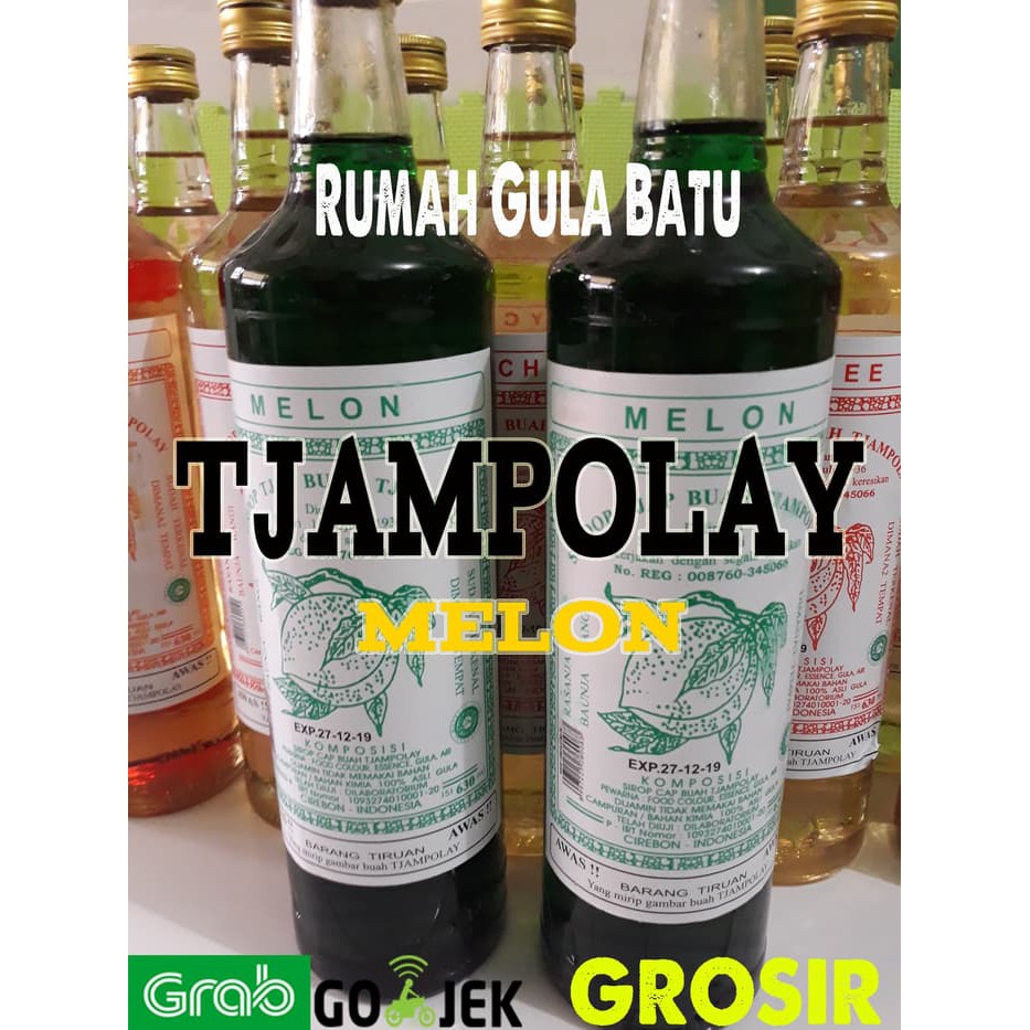 Jual Sirup Tjampolay Campolay Rasa Melon Khas Cirebon 630ml Shopee Indonesia 7721