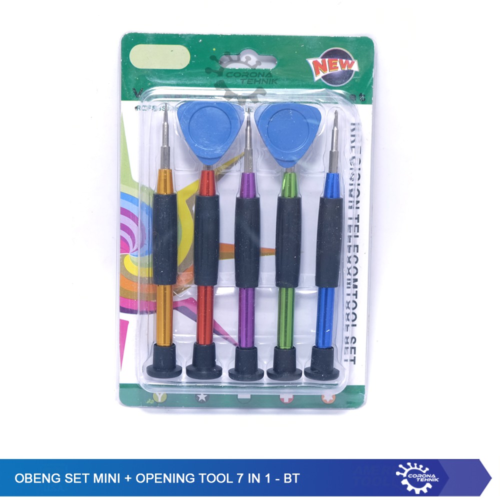 Obeng Set Mini + Opening Tool 7 In 1 - BT