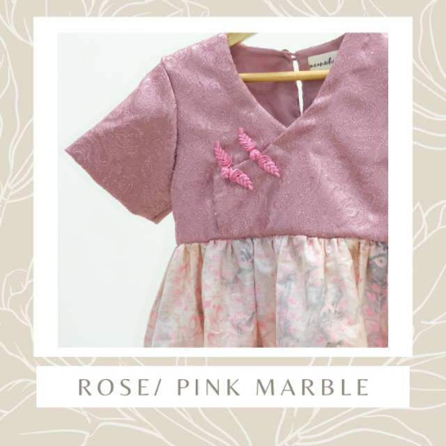 Kimmie Dress - Dress anak hanbok batik