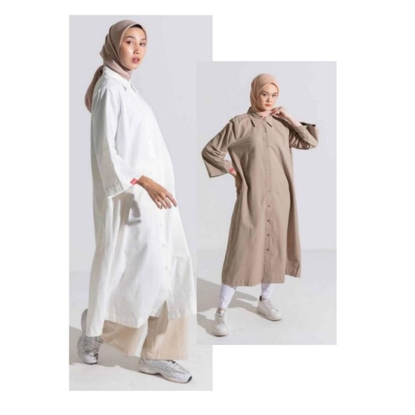 DAUKY HIJAB ATASAN TUNIK M DRESS LINEN