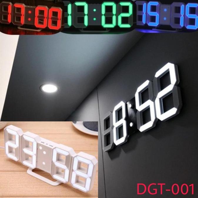 jam meja digital 3D/jam dinding digital 3d/souven