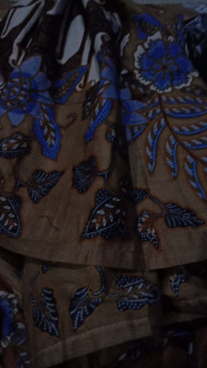 Atasan Batik Tunik Zipper Depan M L Xl Xxl Dolby Dolbi Dobby Doby Atasan Batik Wanita Sogan Srg30812