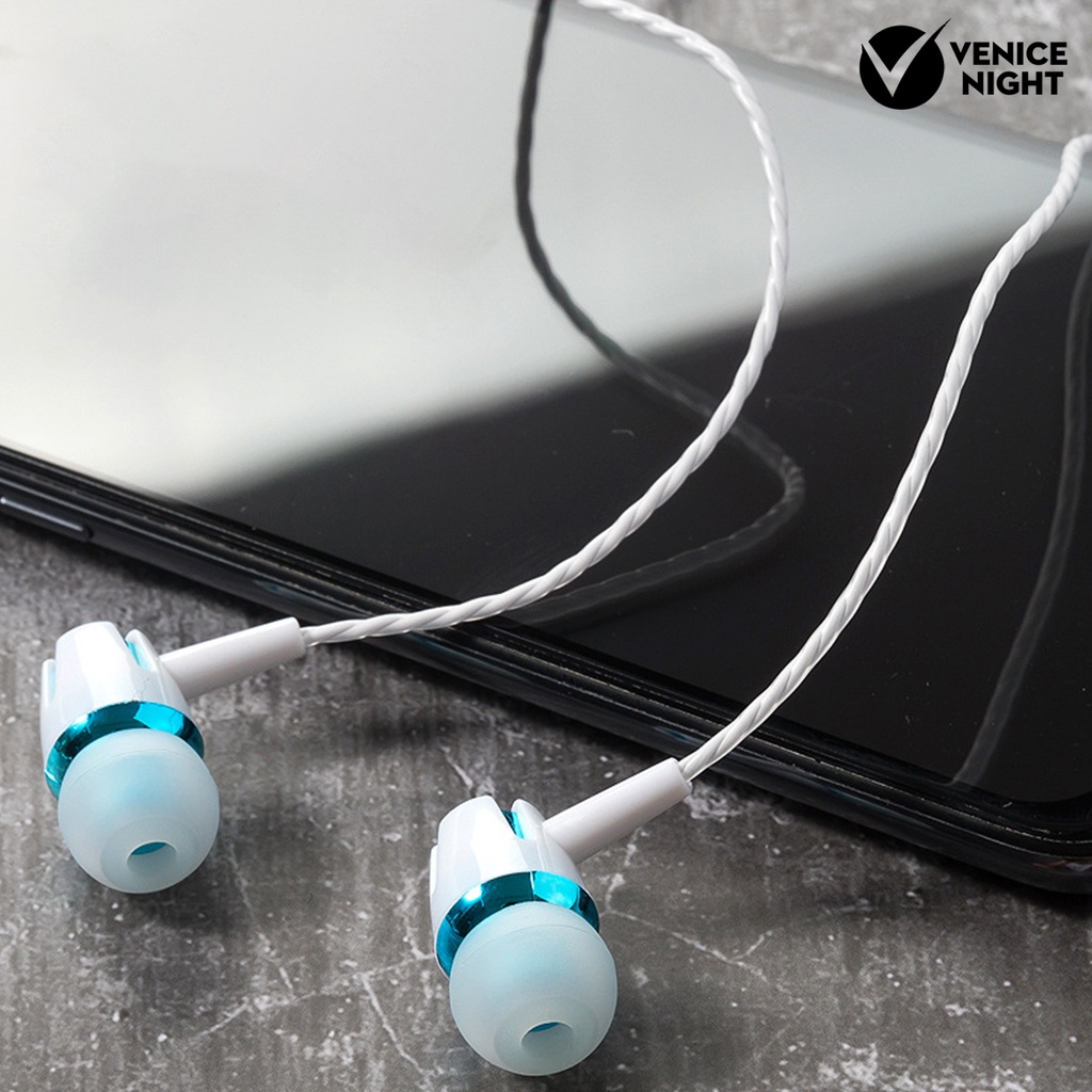 (VNEP) (Berkabel) 1 Set Headset Earphone in-ear Heavy Bass Dengan Mic Built-in Untuk Game