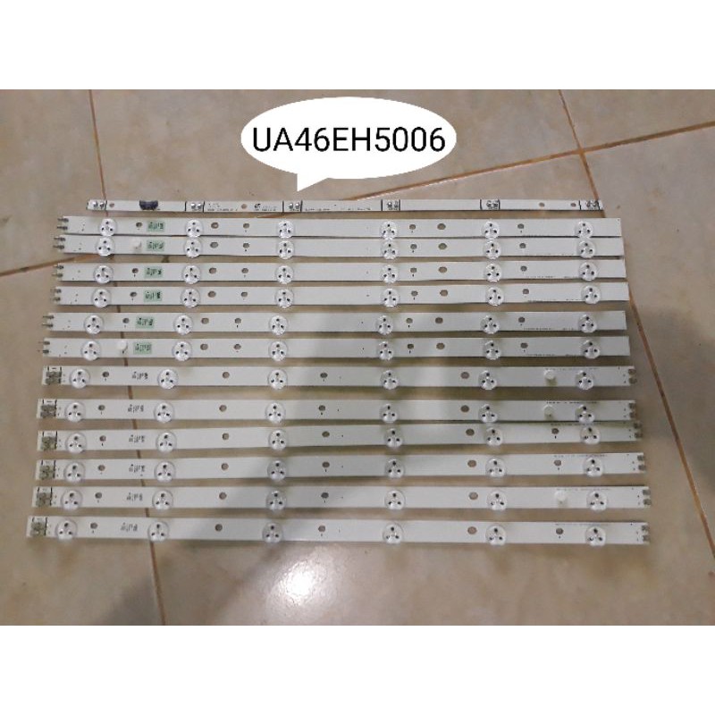 BL-LAMPU BACKLIGHT TV LED SAMSUNG UA46EH5006 6 BATANG 12 KANCING 3V MODEL SAMBUNG