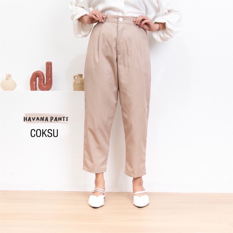 RD FASHION Havana Highwaist Pants Celana Wanita