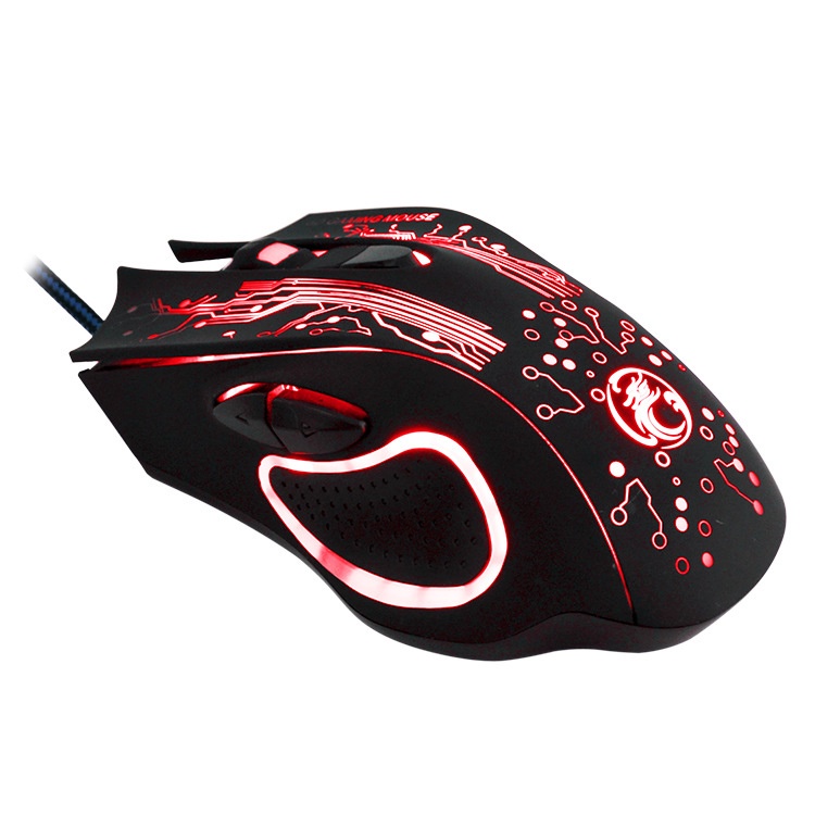 Mouse Gaming Optical Warna-Warni Dengan Kabel Usb