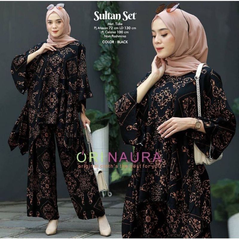 SETELAN TIE DIE ONE SET RAYON JUMBO SETELAN WAKA MOTIF SULTAN SETELAN WAKA SULTAN NE SET TIEDYE WAKA