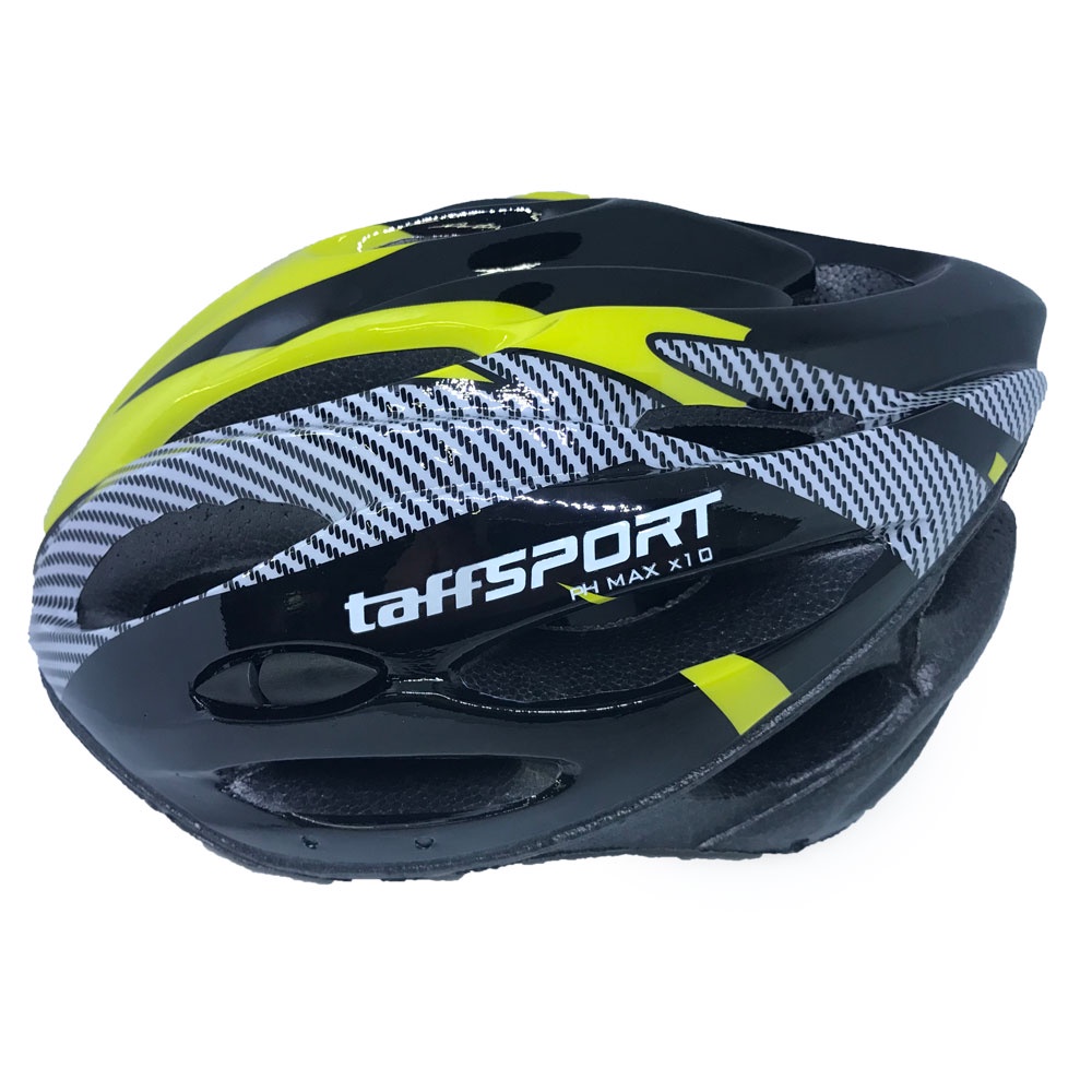 TaffSPORT Helm Sepeda EPS Foam PVC Shell - x10 Yellow