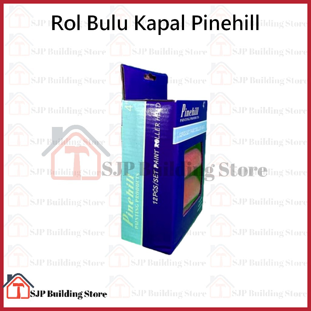 [COD] Kuas Roll Bulu Kapal Pinehill - 4 Inch - High Quality