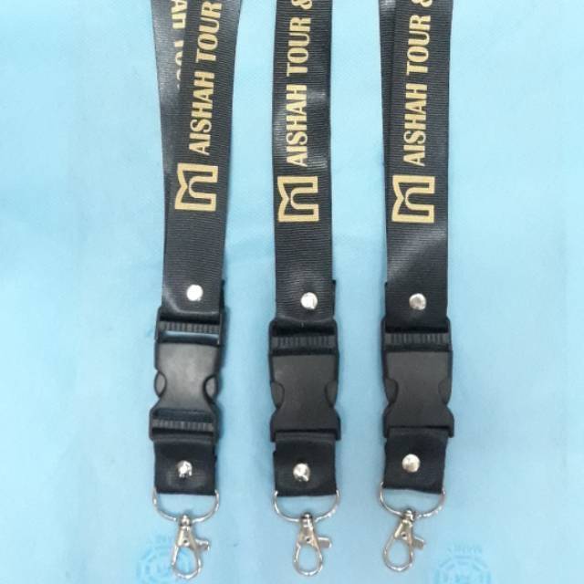 

Sablon tali nilon 2.5cm Gantungan lanyard tali nilon
