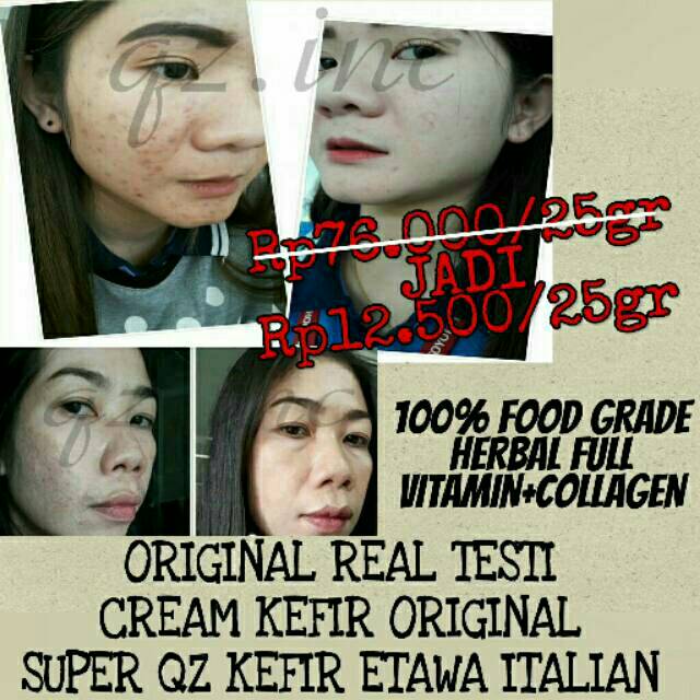 

FULL 30GR! GARANSI HARGA TERMURAH cream kefir italian etawa susu kambing bibit arbutin organic
