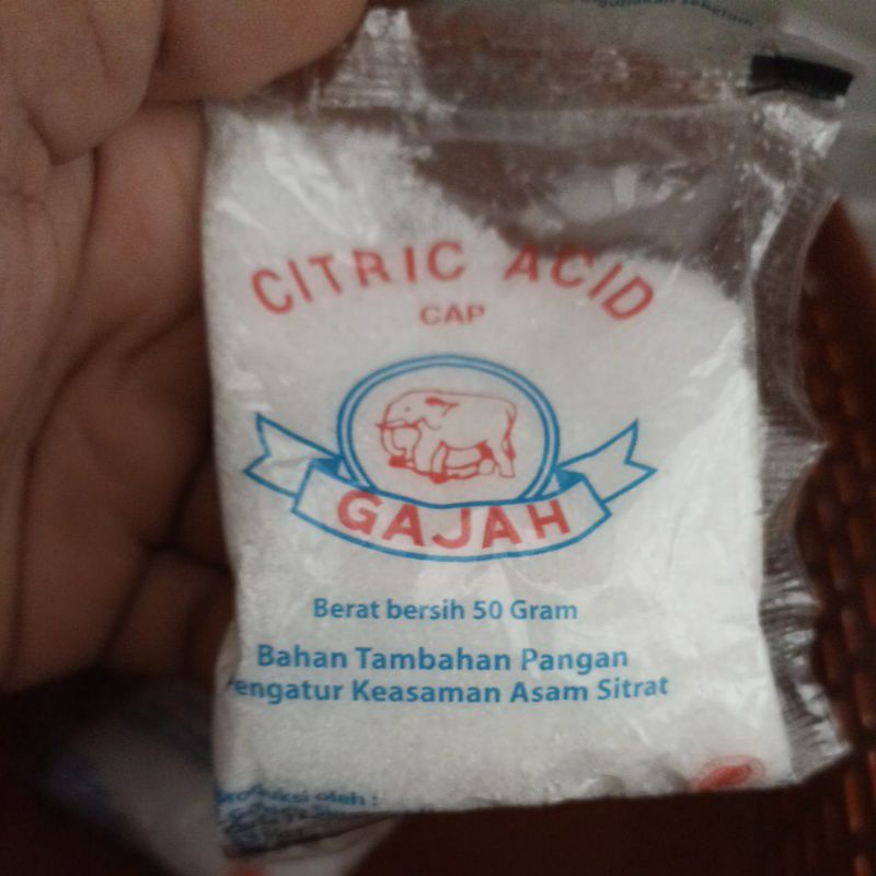 

Terlaris..!! Citrus Citric Acid 50gram