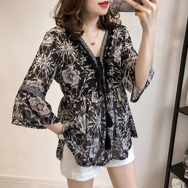 (ORIGINAL IMPORT) Blouse flamy - Thejanclothes