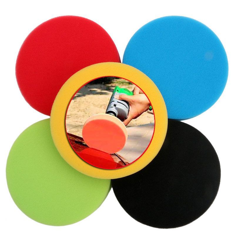 5Pcs Busa Pad Buff 3 &quot;untuk Poles Mobil