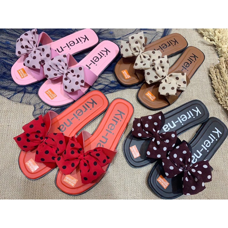 SANDAL SLOP SANDAL FLAT SANDAL WANITA SANDAL PITA SANDAL KEREI-NA FS41