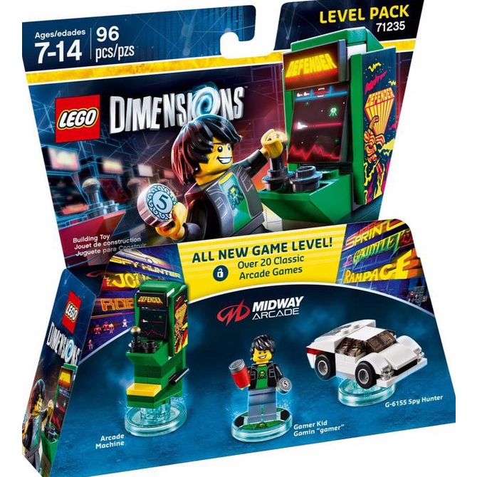 Jual LEGO Dimensions # 71235 Midway Arcade: Gamer Kid Retro Minifigure ...