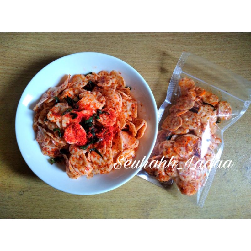

krupuk putih bantat pedas daun jeruk 100gram